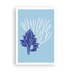 Affiche - Poster - Formes feuillues - 70x100 cm