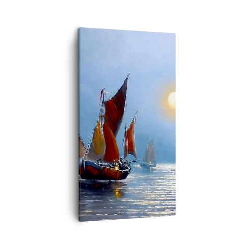 Impression sur toile - Image sur toile - Pêche de nuit - 45x80 cm
