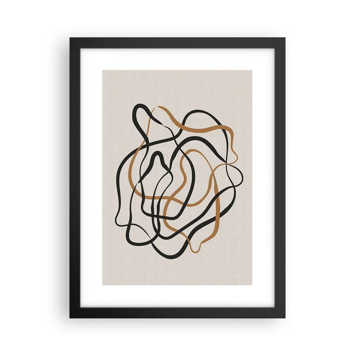 Affiche dans un cadre noir - Poster - Tout s'est mal déroulé - 30x40 cm