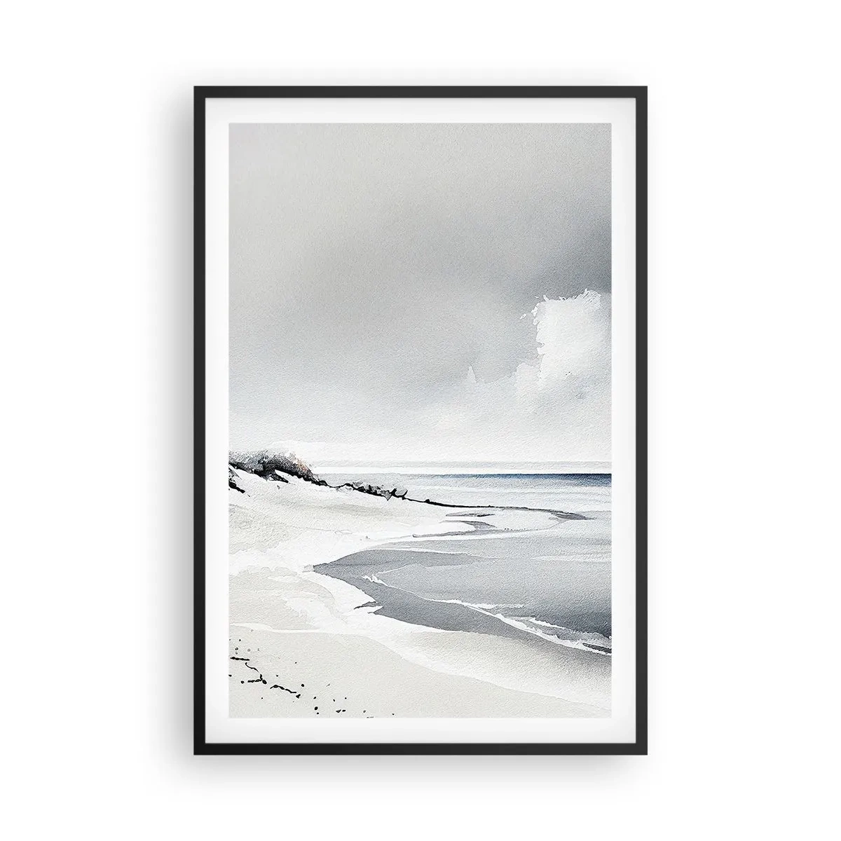 Affiche dans un cadre noir - Poster - Ensemble depuis toujours - 61x91 cm