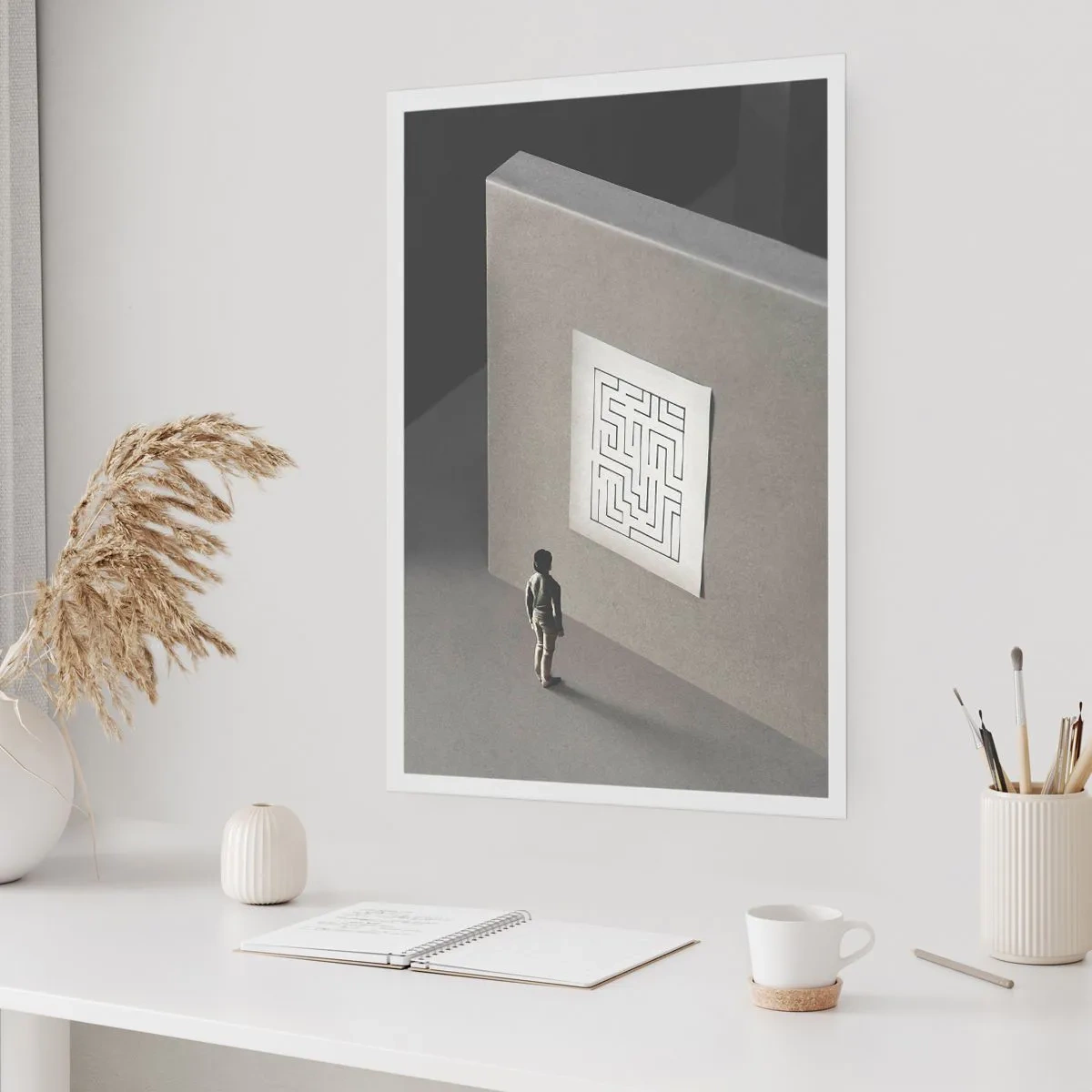 Affiche - Poster - Mais où suis-je? - 30x40 cm