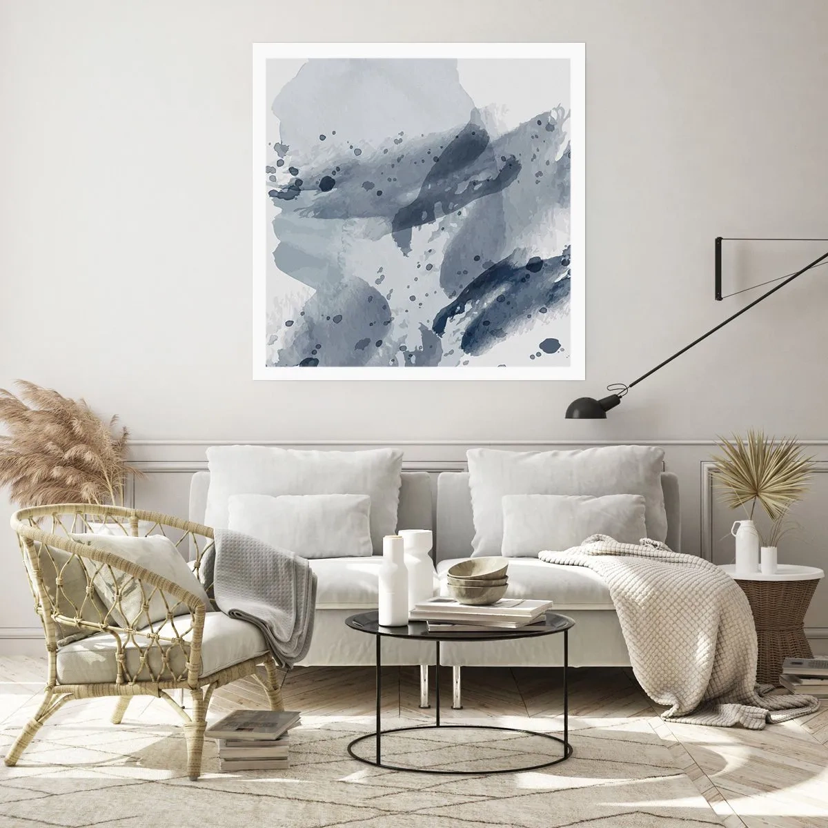 Affiche - Poster - Étude de la nature de l'eau - 60x60 cm