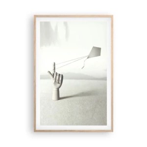 Affiche dans un chêne clair - Poster - Épreuve de force - 61x91 cm