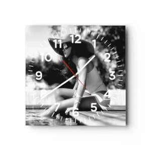 Horloge murale - Pendule murale - Rêve d'été - 30x30 cm