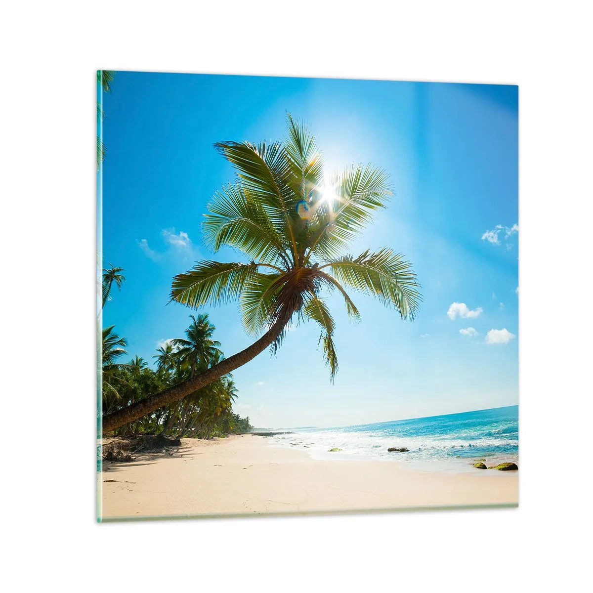 Impression sur verre - Image sur verre - Ne rien montrer à personne - 40x40 cm