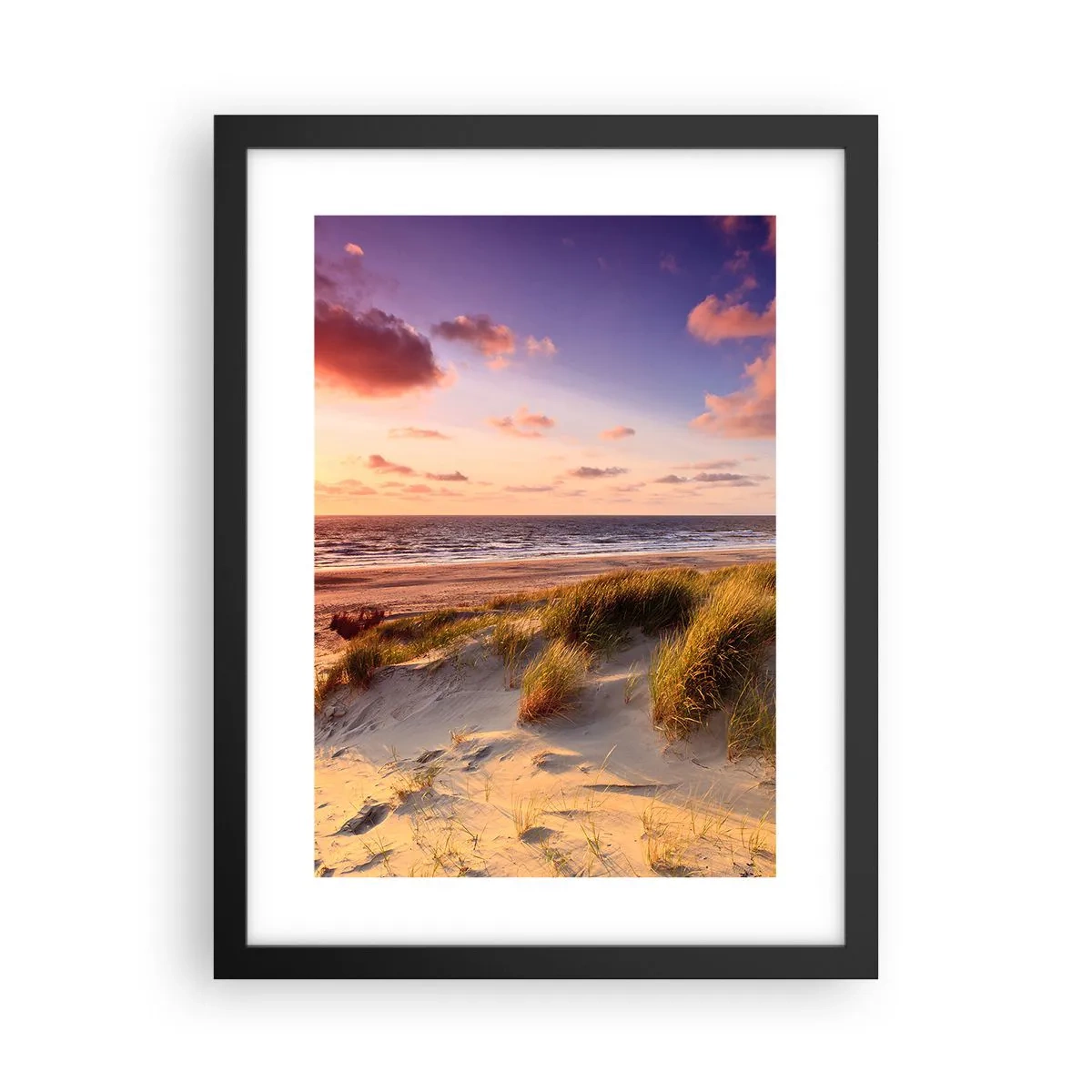 Affiche dans un cadre noir - Poster - L'air sent déjà l'été - 30x40 cm