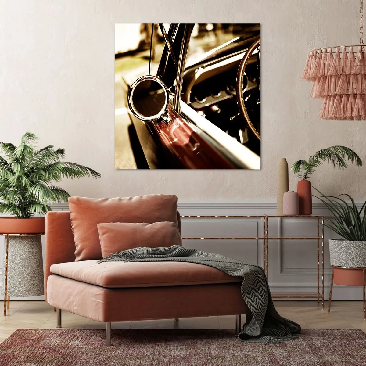 Impression sur toile - Image sur toile - Auto avec une âme - 40x40 cm