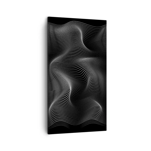 Impression sur toile - Image sur toile - Danse de lumière dans l'espace - 45x80 cm