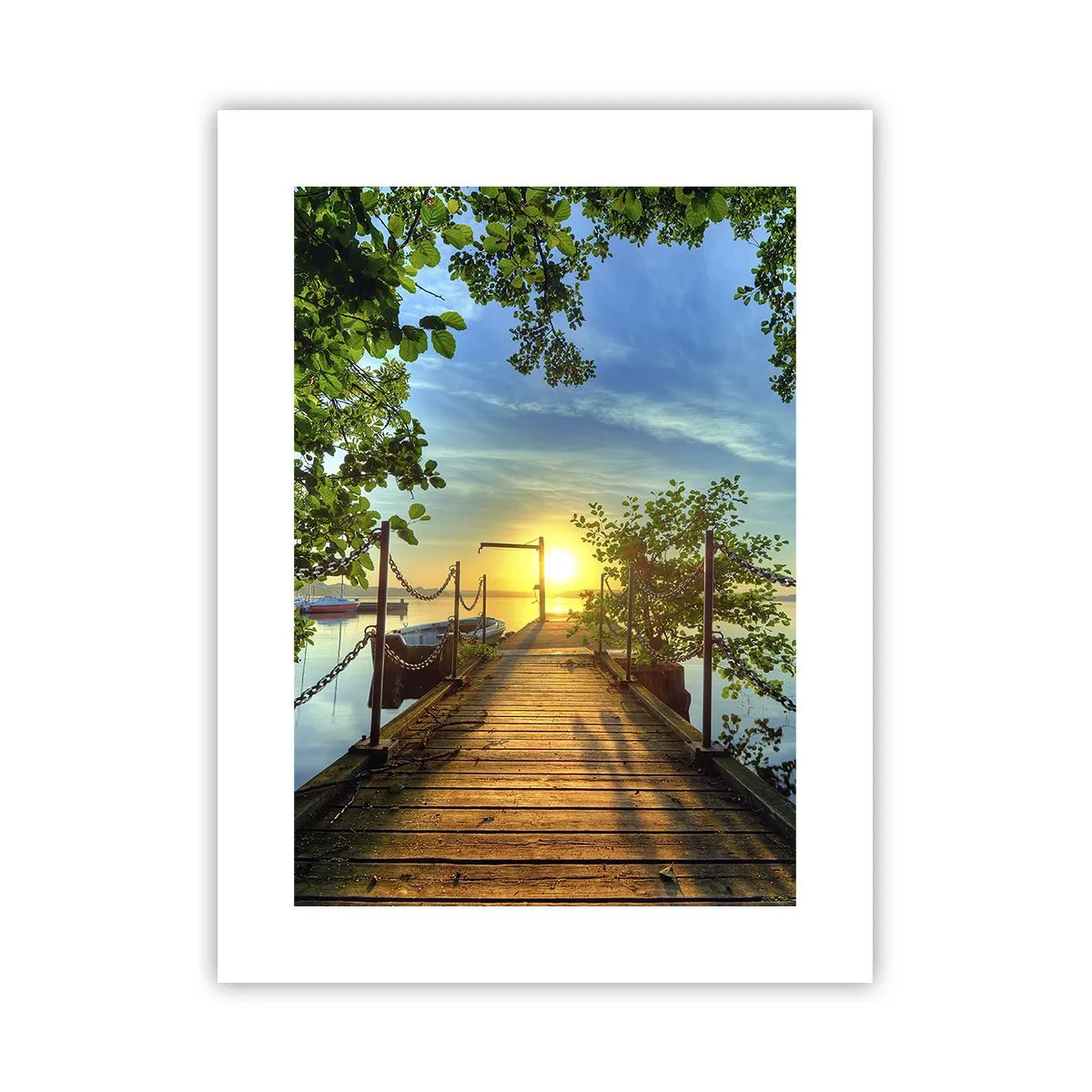 Affiche - Poster - L'ouest au-dessus de l'eau - 30x40 cm
