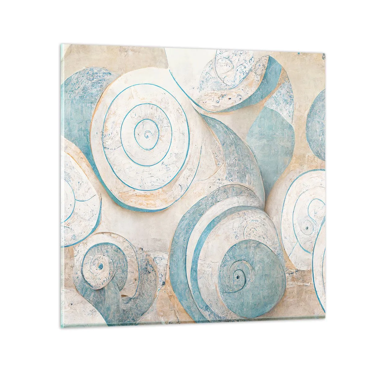 Impression sur verre - Image sur verre - Que cache la coque ? - 50x50 cm