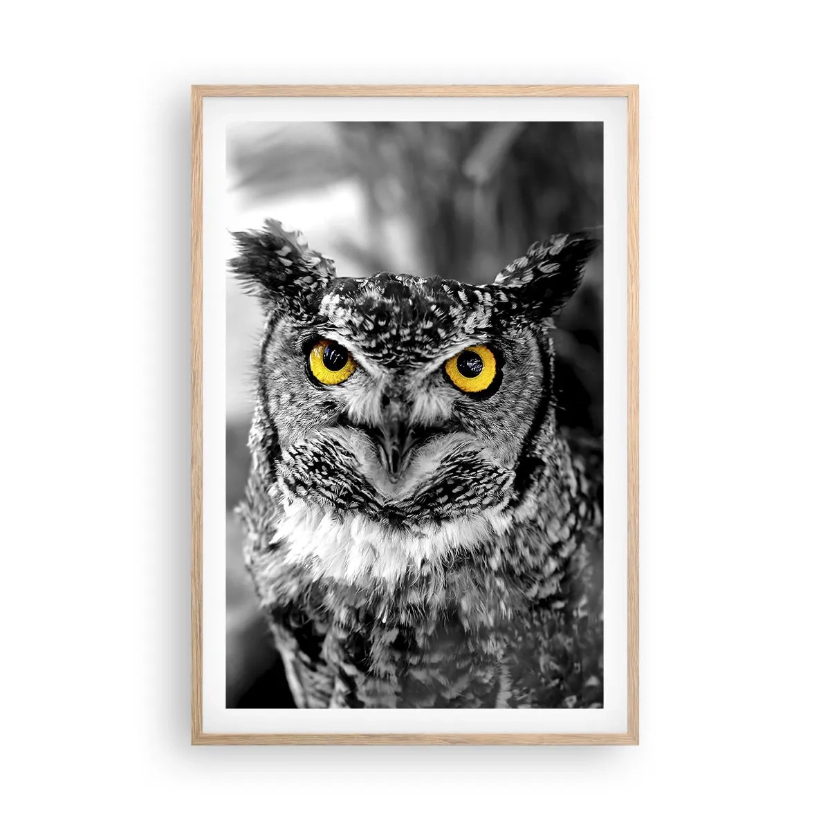 Affiche dans un chêne clair - Poster - Rien ne se cachera - 61x91 cm