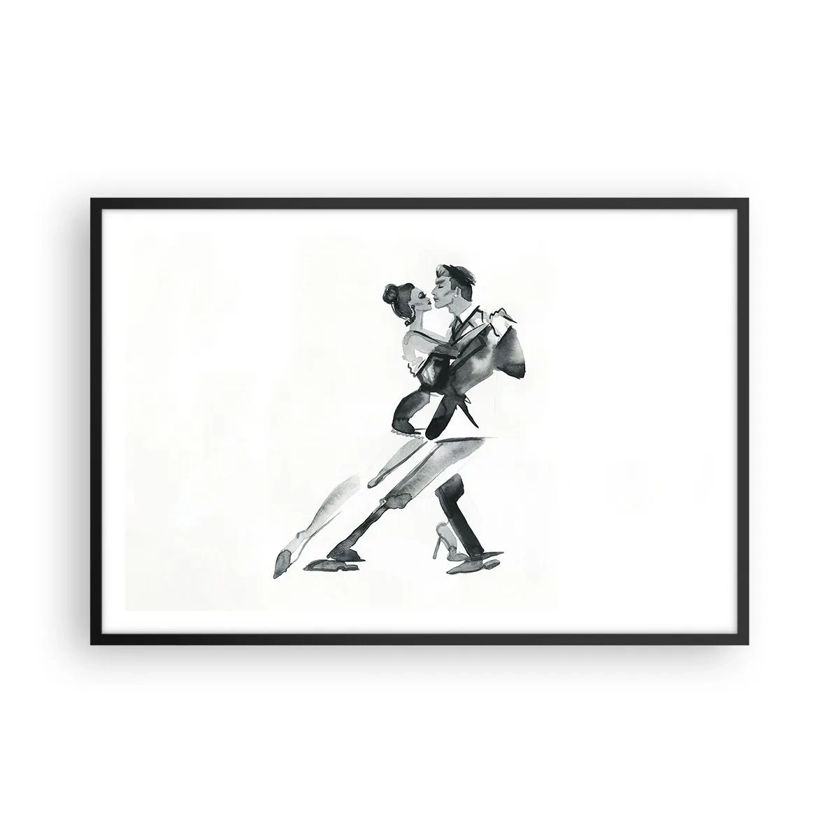Affiche dans un cadre noir - Poster - En un battement - 91x61 cm