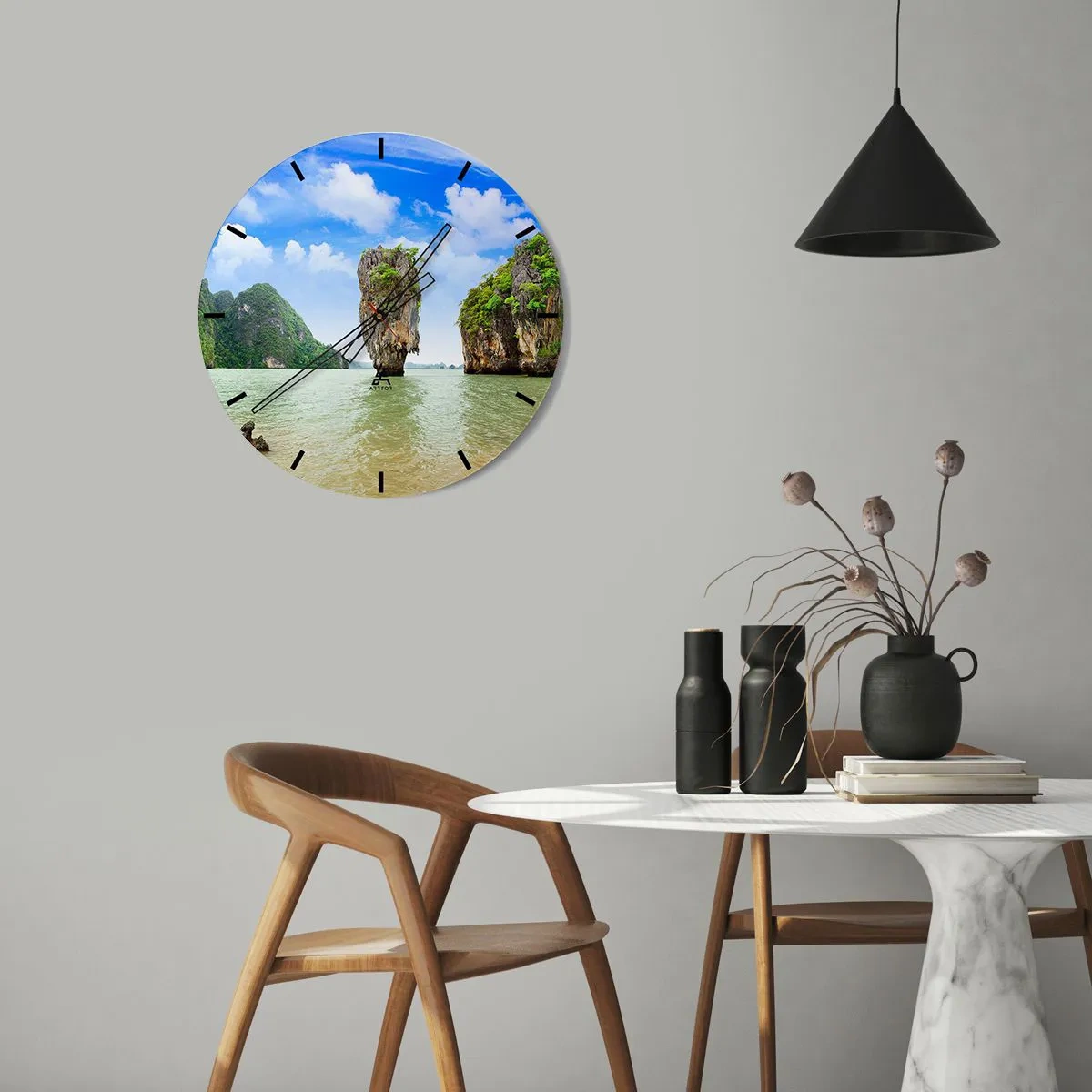 Horloge murale - Pendule murale - Merveilles rocheuses de la nature - 40x40 cm