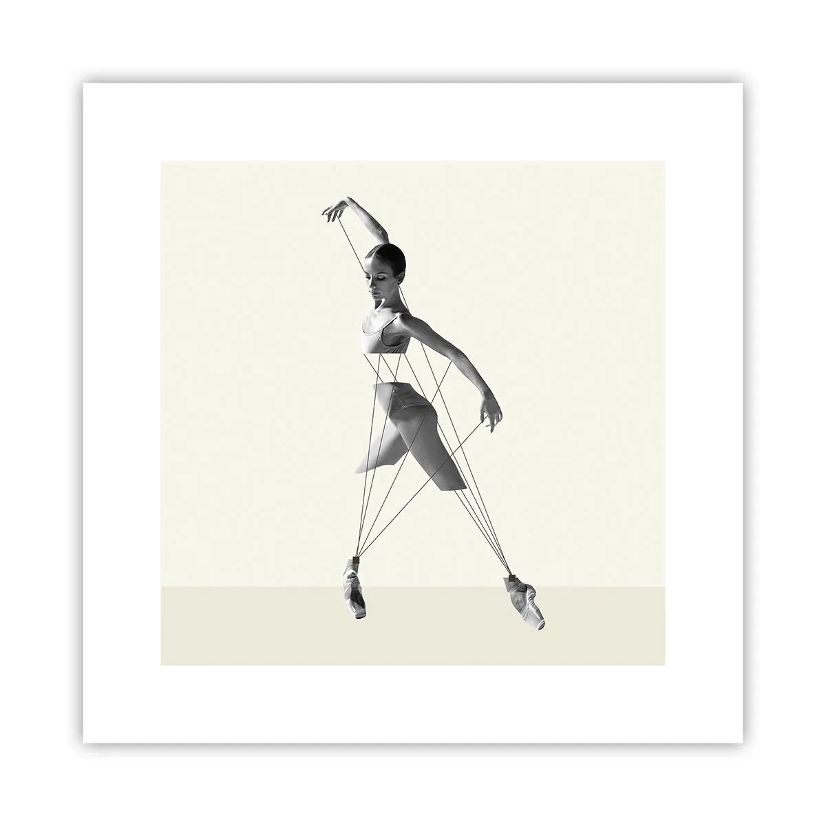 Affiche - Poster - Dans le théatre de la vie - 30x30 cm