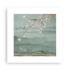 Affiche - Poster - Printemps oh c'est toi - 30x30 cm