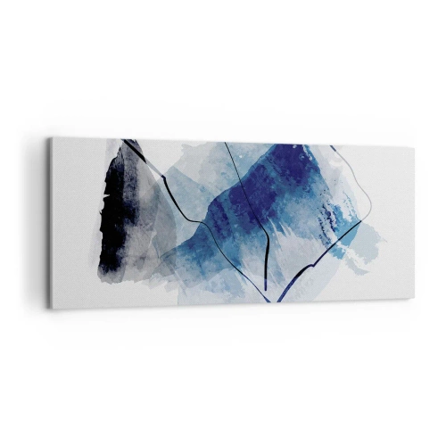 Impression sur toile - Image sur toile - Montagne de glace - 100x40 cm