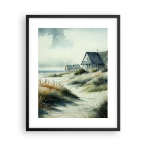 Affiche dans un cadre noir - Poster - Loin de l'agitation - 40x50 cm