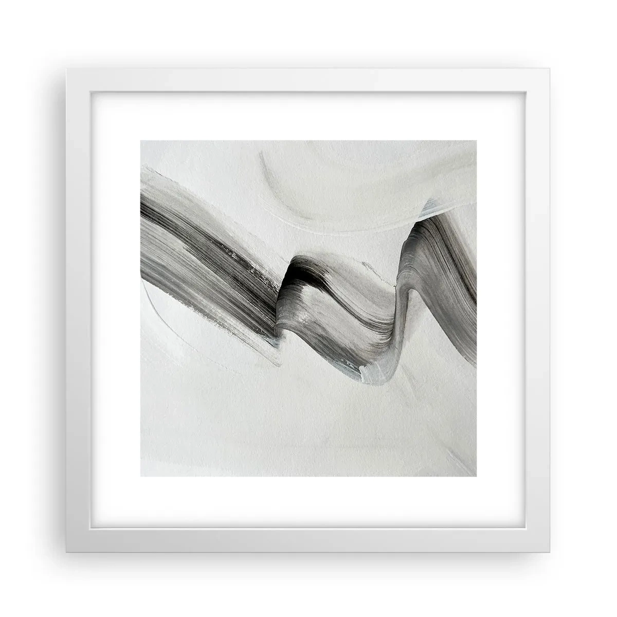 Affiche dans un cadre blanc - Poster - Mine de rien pour s'amuser - 30x30 cm