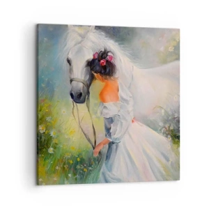 Impression sur toile - Image sur toile - Comme dans un beau rêve - 50x50 cm