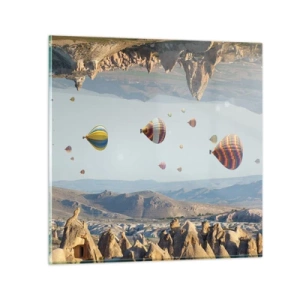 Impression sur verre - Image sur verre - Ici, tout est possible - 50x50 cm