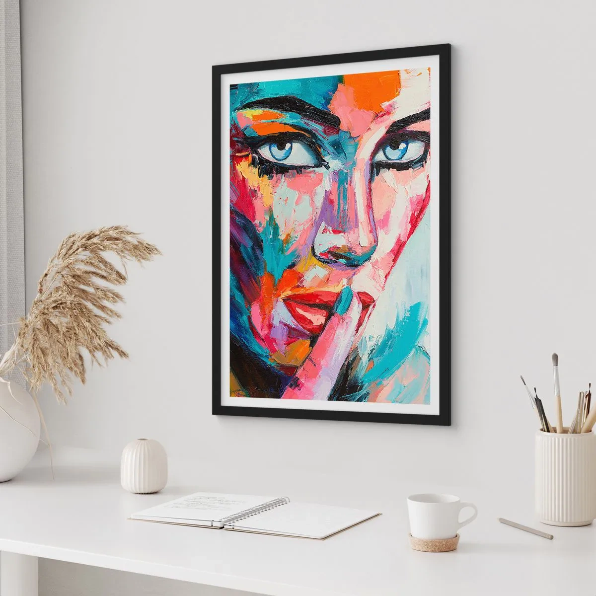 Affiche dans un cadre noir - Poster - Notre premier secret - 70x100 cm