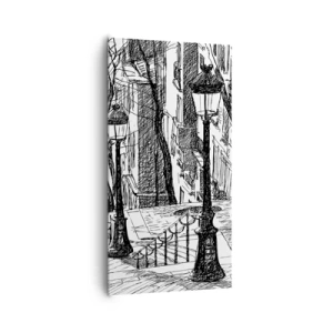 Impression sur toile - Image sur toile - Une histoire d'amour ou une histoire d'horreur ? - 65x120 cm