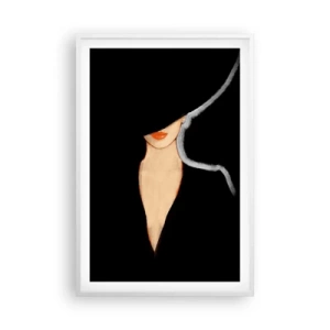 Affiche dans un cadre blanc - Poster - Élégance et style - 61x91 cm