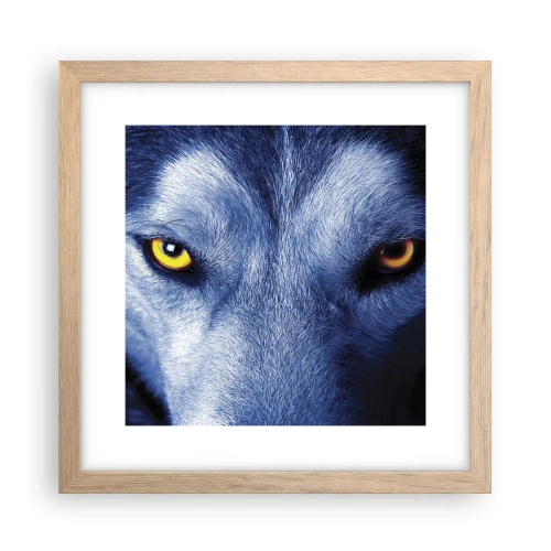 Affiche dans un chêne clair - Poster - Regars hypnotique - 30x30 cm