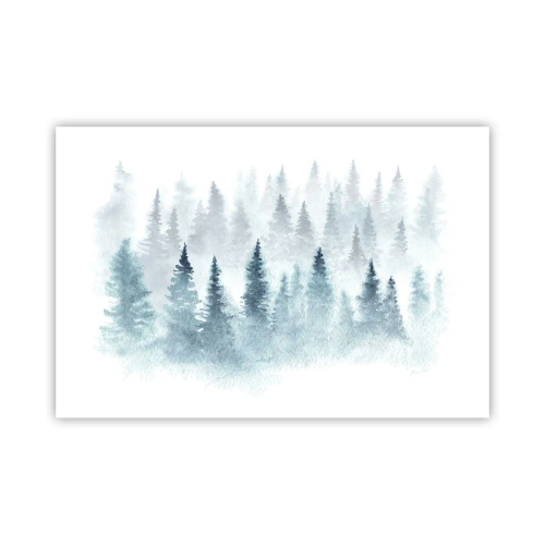 Affiche - Poster - Enveloppé de brouillard - 91x61 cm