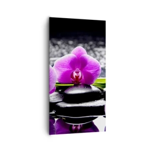 Impression sur toile - Image sur toile - Se noyer dans la paix et la tranquillité - 65x120 cm