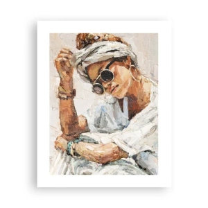 Affiche - Poster - Portrait en plein soleil - 40x50 cm