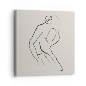 Impression sur toile - Image sur toile - Croquis intime - 30x30 cm