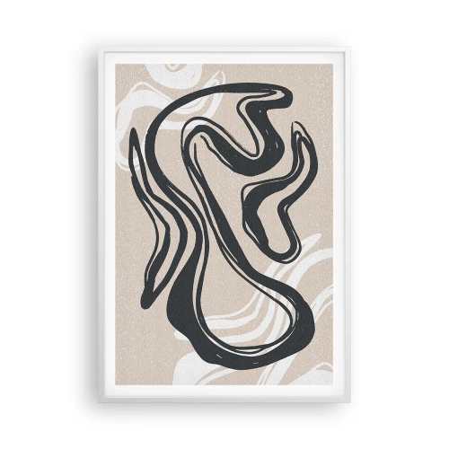 Affiche dans un cadre blanc - Poster - Expression multipliée - 70x100 cm