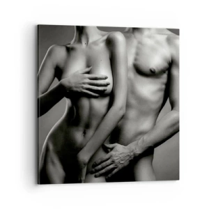 Impression sur toile - Image sur toile - Adam et Eve - 70x70 cm