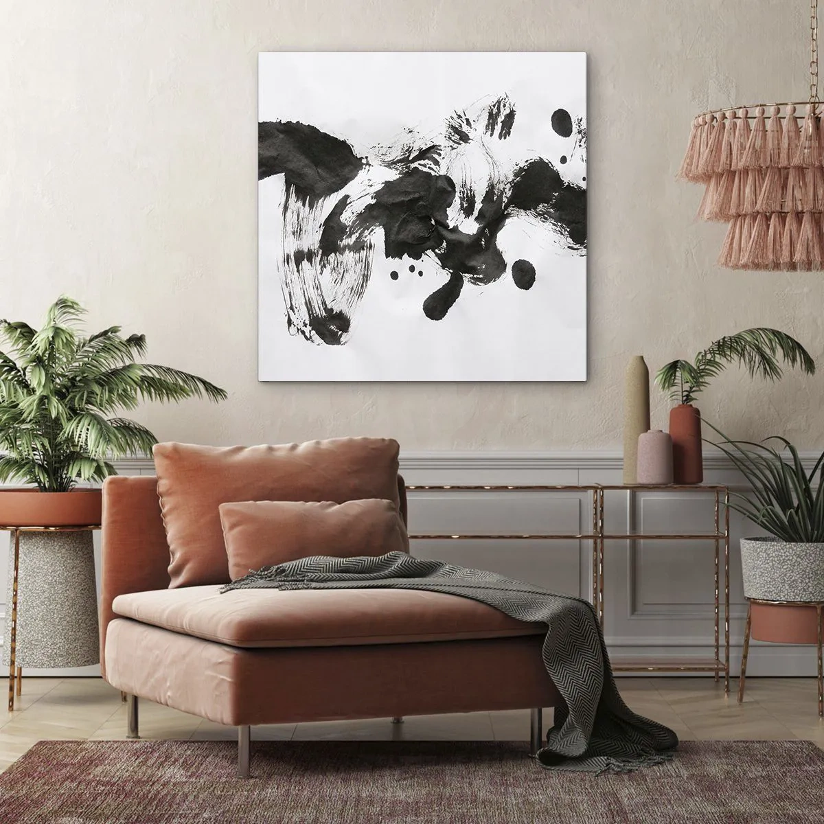 Impression sur toile - Image sur toile - De la méthode dans la folie ? - 40x40 cm