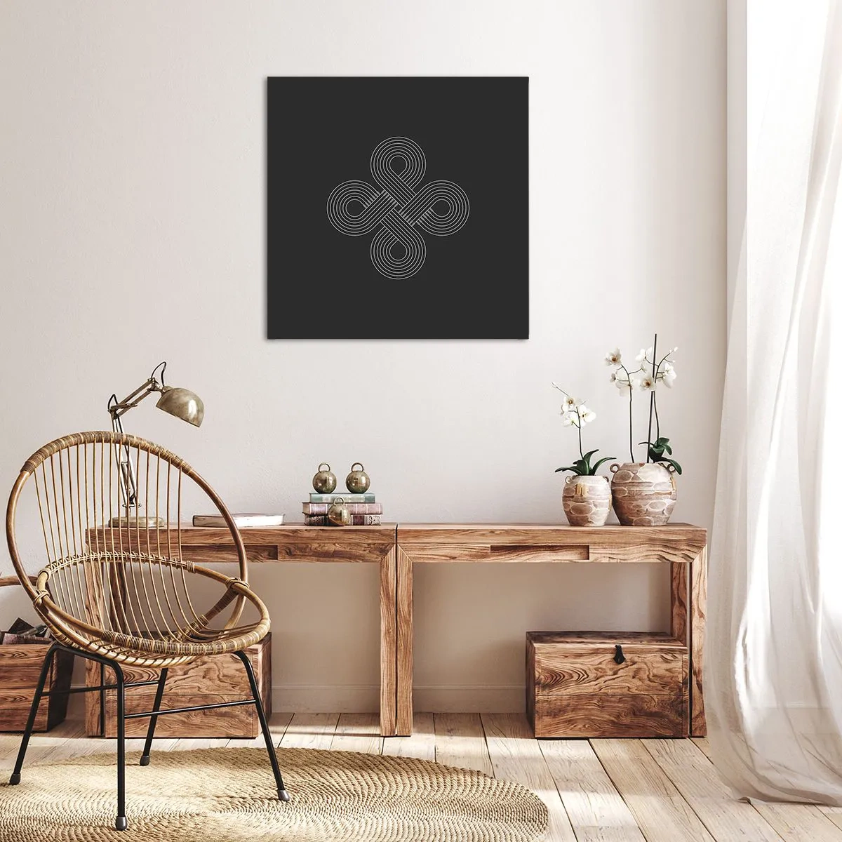 Impression sur toile - Image sur toile - Dans l'âme celtique - 30x30 cm