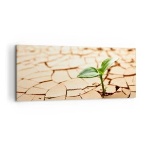Impression sur toile - Image sur toile - La force indomptable de la vie - 100x40 cm