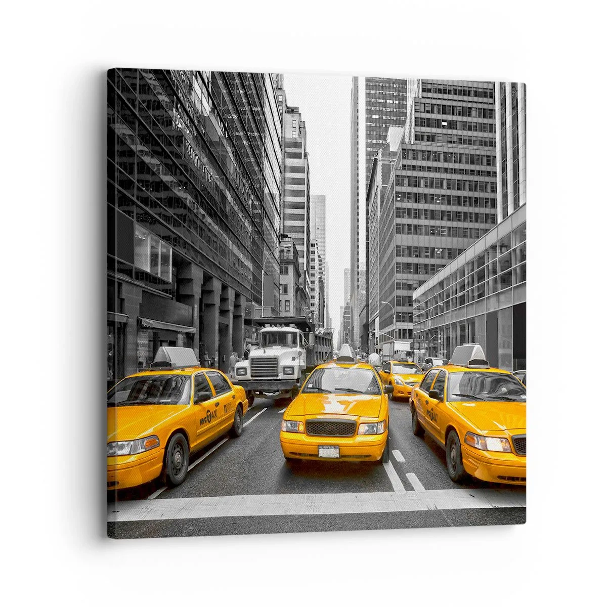 Impression sur toile - Image sur toile - C'est nous qui colorons la ville - 30x30 cm