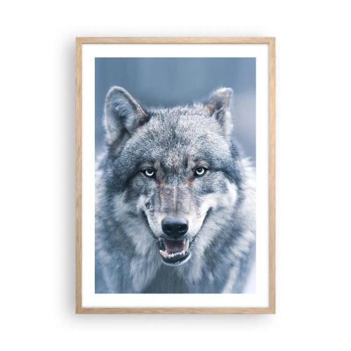 Affiche dans un chêne clair - Poster - Relèverez-vous le défi ? - 50x70 cm