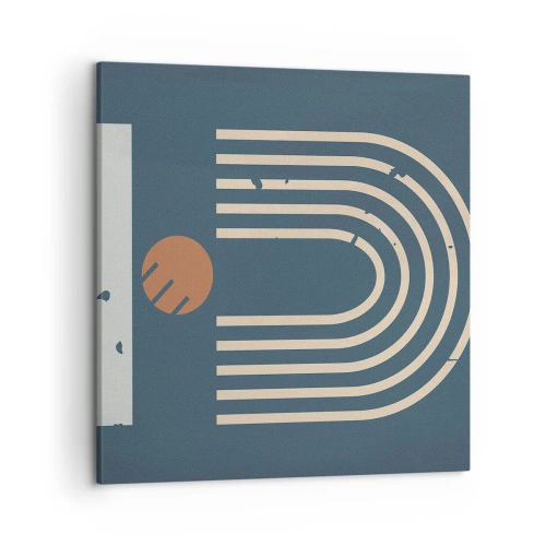 Impression sur toile - Image sur toile - Géométrie sur la grenade - 50x50 cm