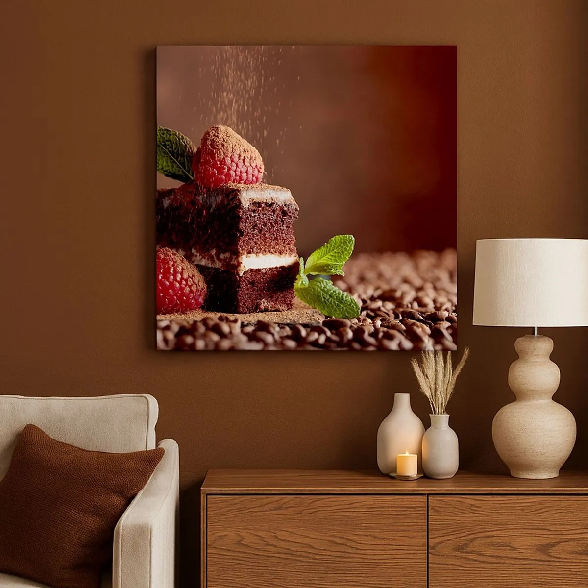 Impression sur toile - Image sur toile - La vie est douce - 30x30 cm