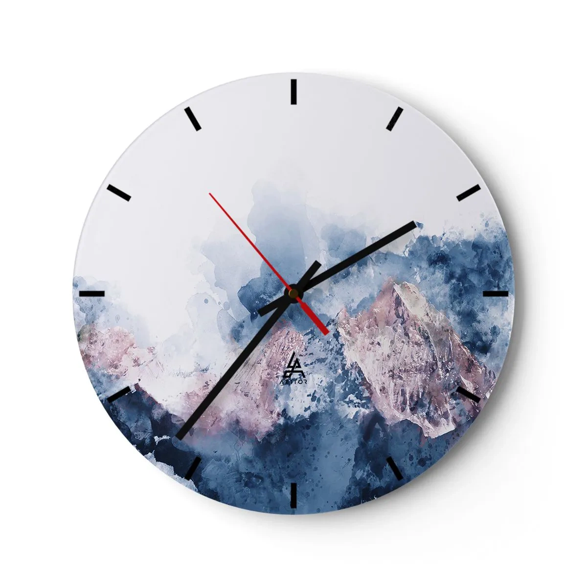 Horloge murale - Pendule murale - Ce sont des sommets ! - 40x40 cm