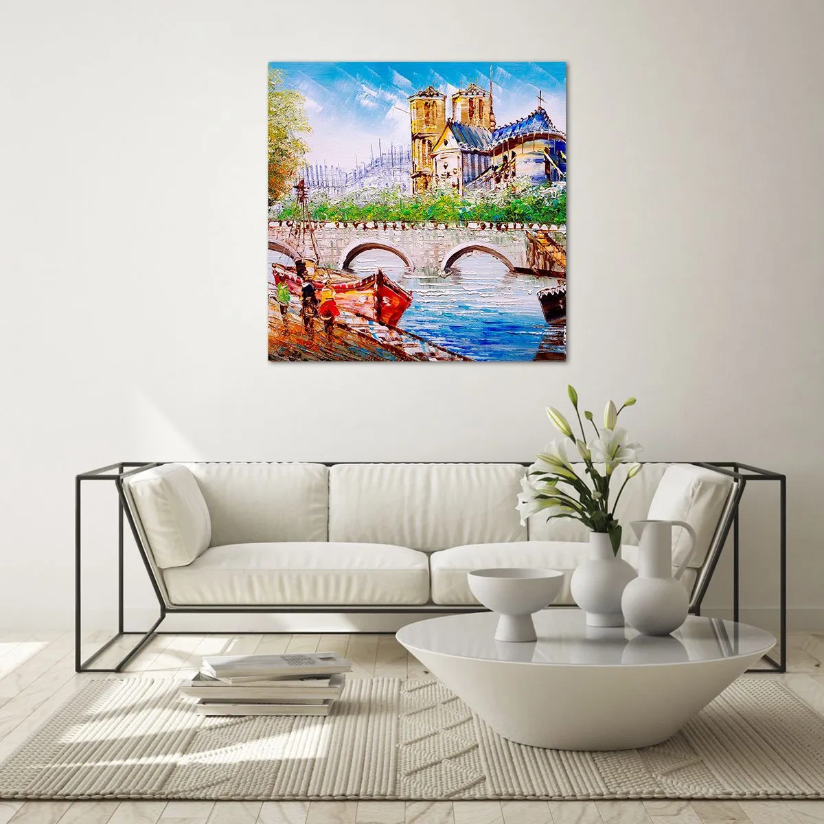 Impression sur verre - Image sur verre - Leur temps ne passe jamais - 60x60 cm