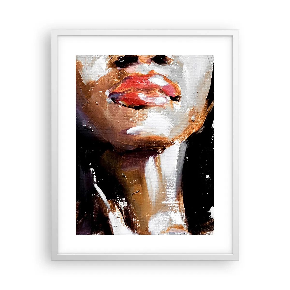 Affiche dans un cadre blanc - Poster - Fierté sans préjugés - 40x50 cm