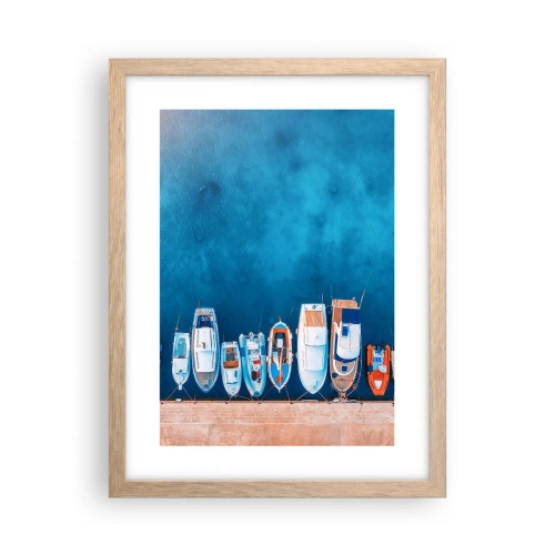 Affiche dans un chêne clair - Poster - En une seule fois - 30x40 cm