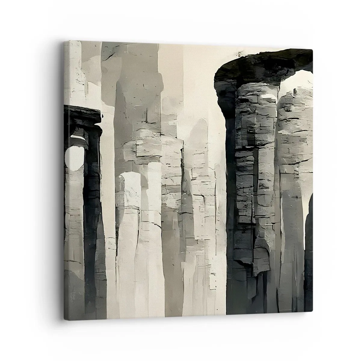 Impression sur toile - Image sur toile - La majesté de l'Antiquité - 30x30 cm