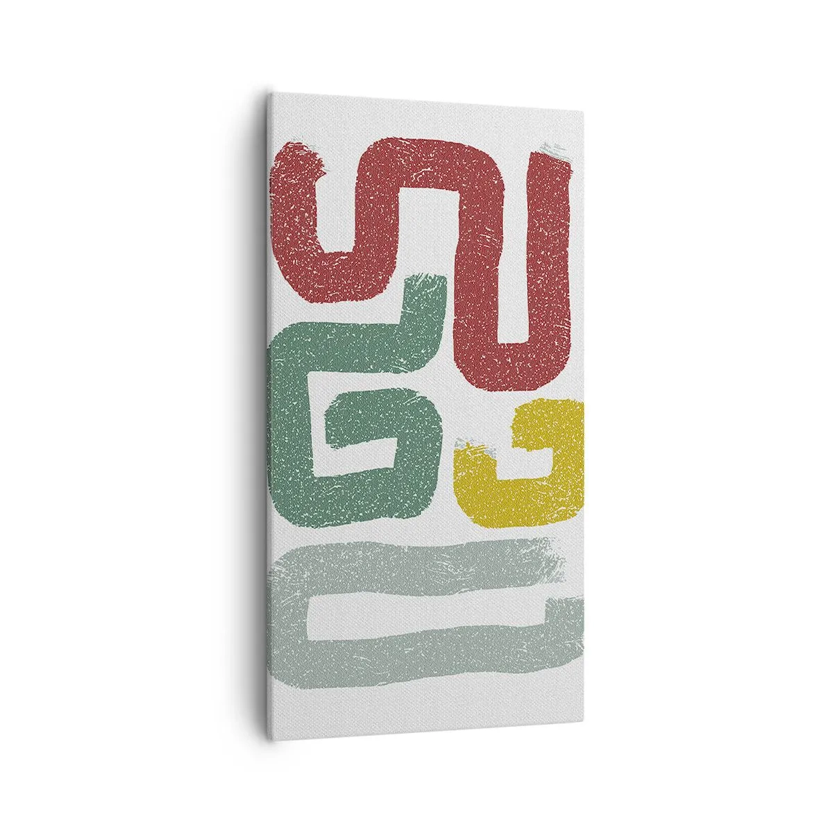 Impression sur toile - Image sur toile - Dans une langue inconnue - 55x100 cm