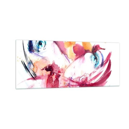Impression sur verre - Image sur verre - Le monde prospère dans la proximité - 100x40 cm