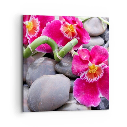 Impression sur toile - Image sur toile - Refroidir et chauffer - 70x70 cm