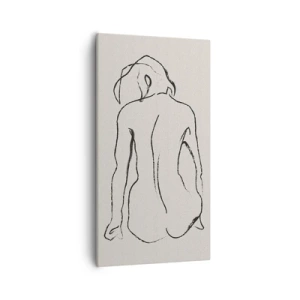 Impression sur toile - Image sur toile - Femme nue - 55x100 cm